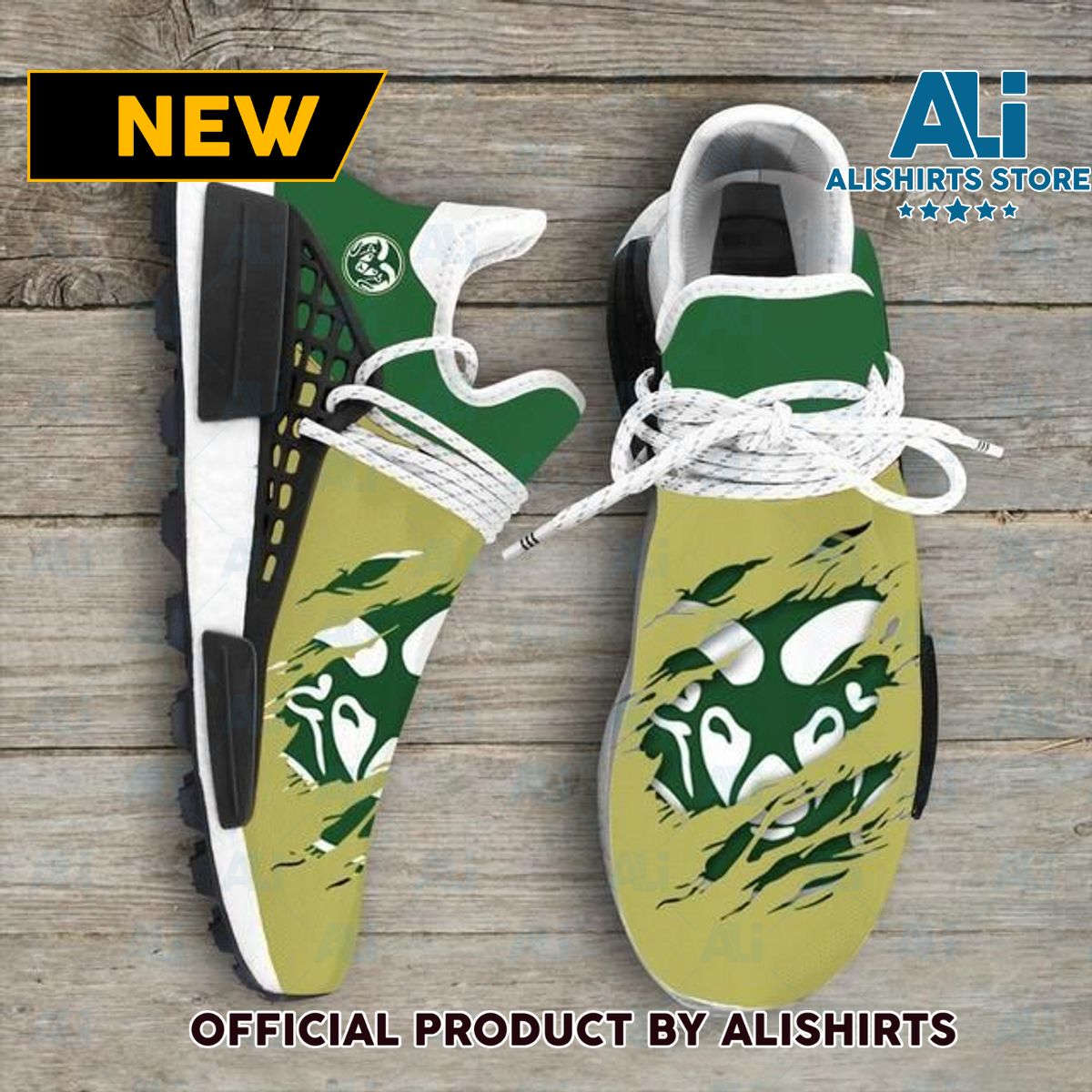 Colorado State Rams Ncaa NMD Human Race shoes  Adidas NMD Sneakers