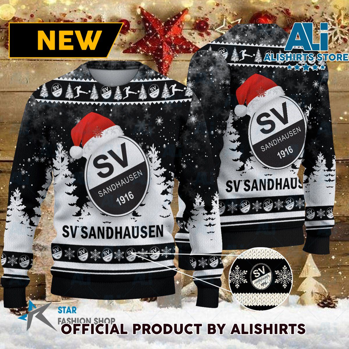 SV Sandhausen Bundesliga Football Christmas sweater jumper