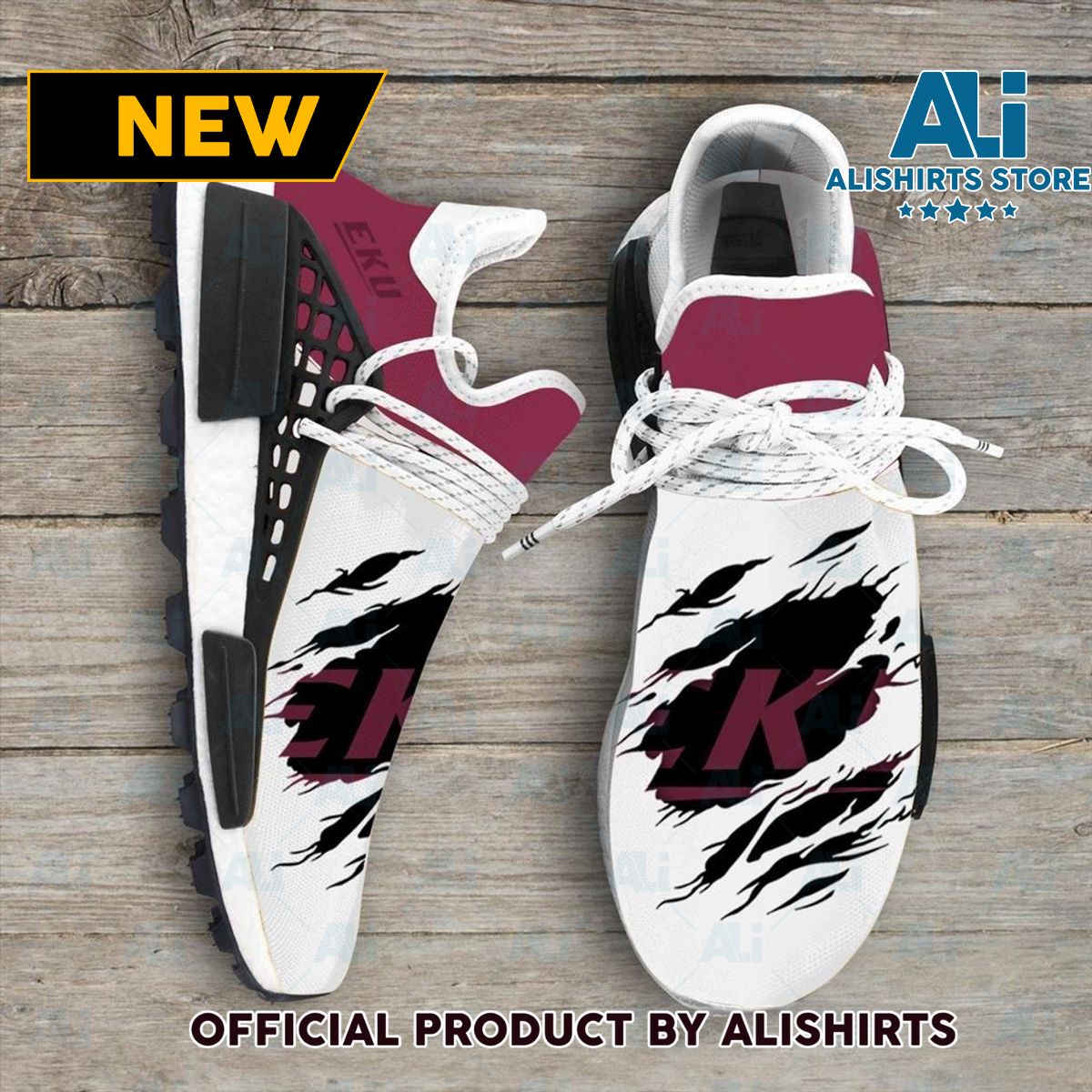 Eastern Kentucky Colonels NCAA Sport Teams Human Race Adidas NMD Sneakers