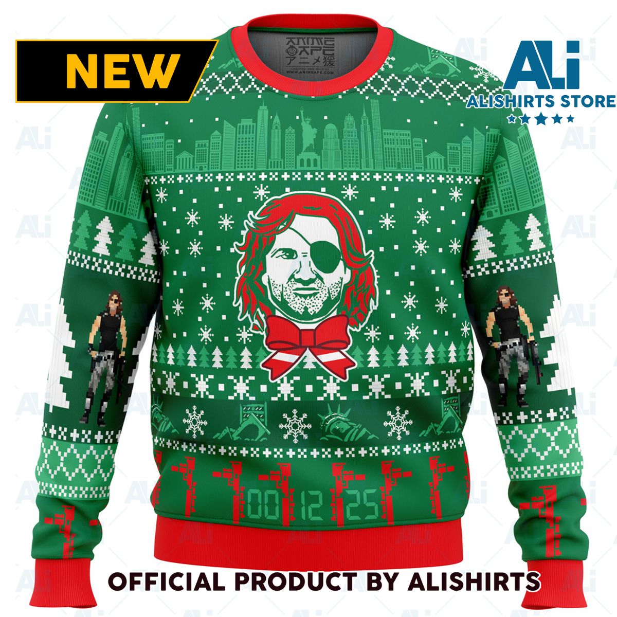 Russell for the Holidays Escape in New York Ugly Christmas Sweater