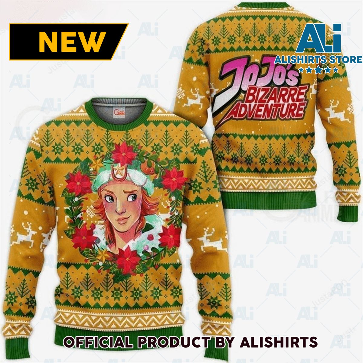 Dio Brando Jojo‚ÄôS Anime Ugly Christmas Sweater