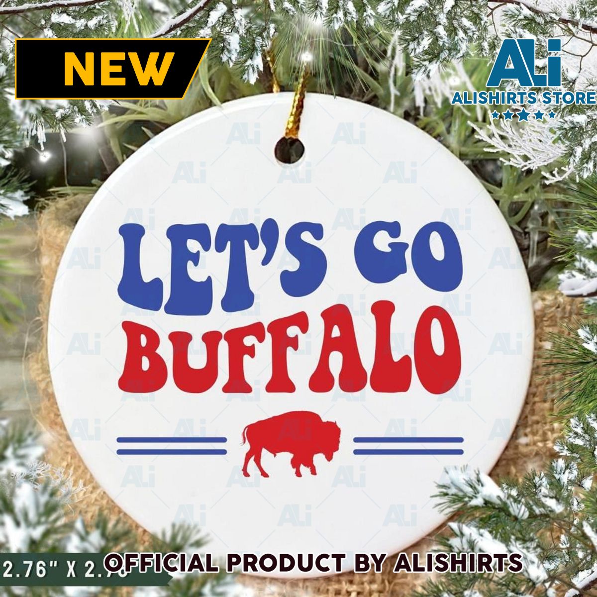 Let S Go Buffalo Bills Hallmark Ornaments Nfl