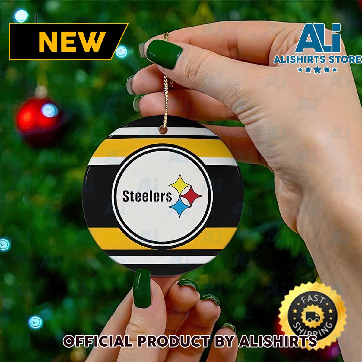 Pittsburgh Teelers Christmas 2022 NFL Gnome Ornaments