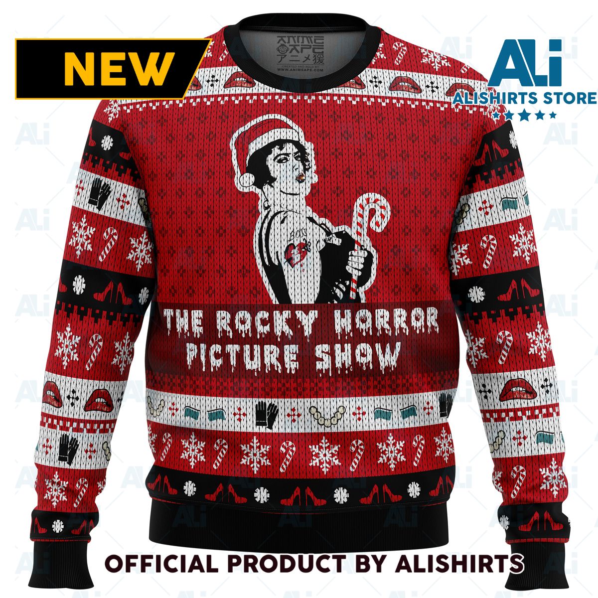 The Rocky Horror Picture Show Ugly Christmas Sweater