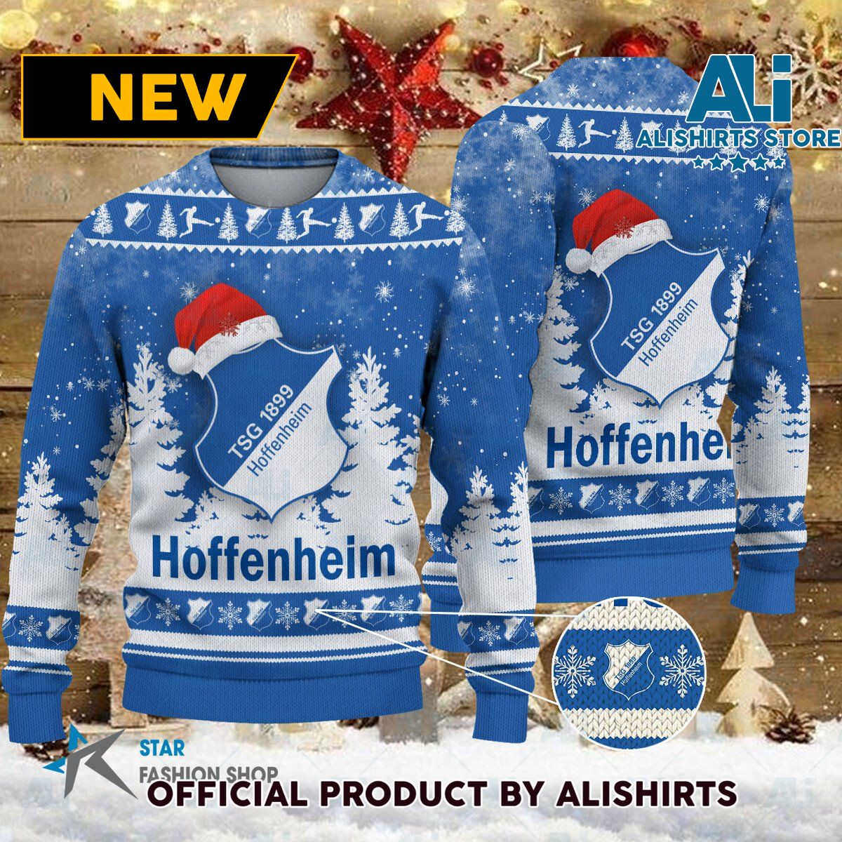 TSG Hoffenheim Bundesliga Football Christmas sweater jumper