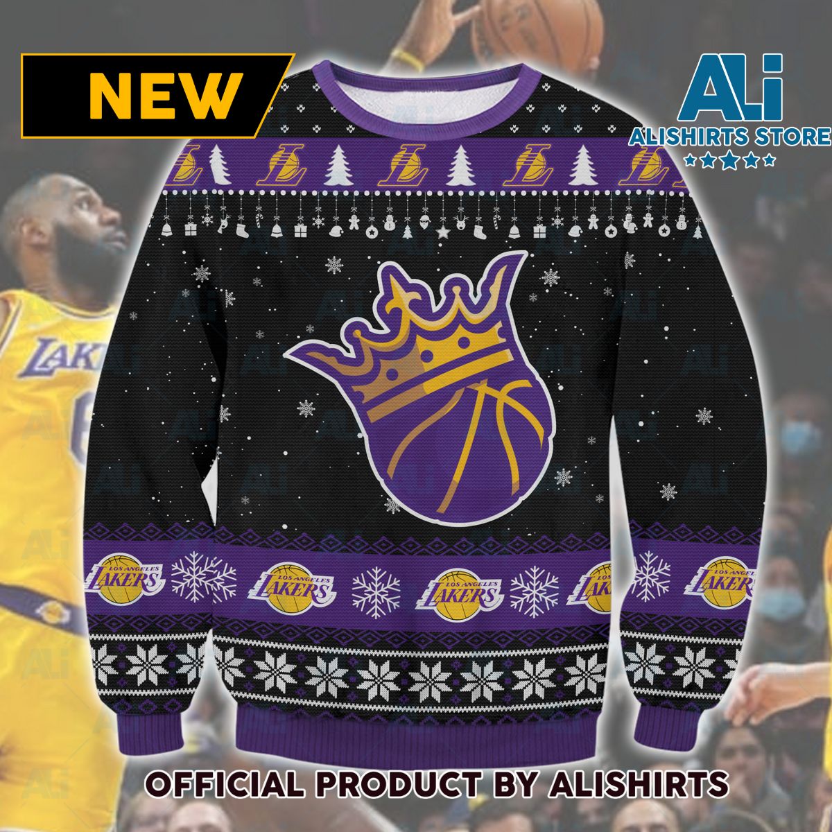 Los Angeles Lakers NBA Ugly Sweater