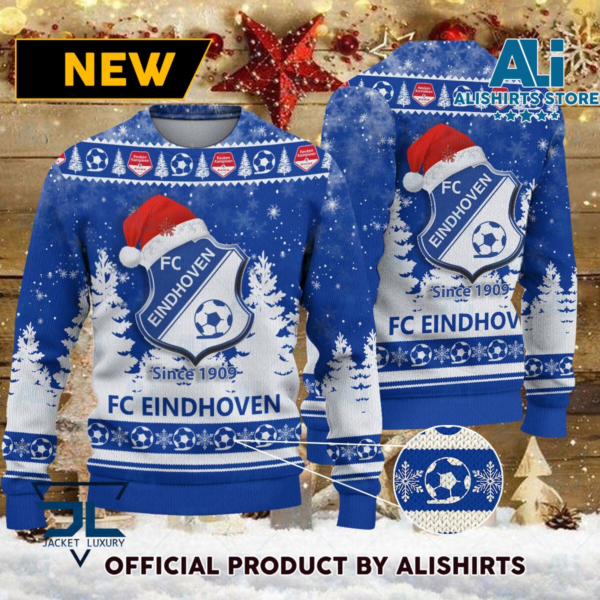 FC Eindhoven Eredivisie Ugly Christmas sweater