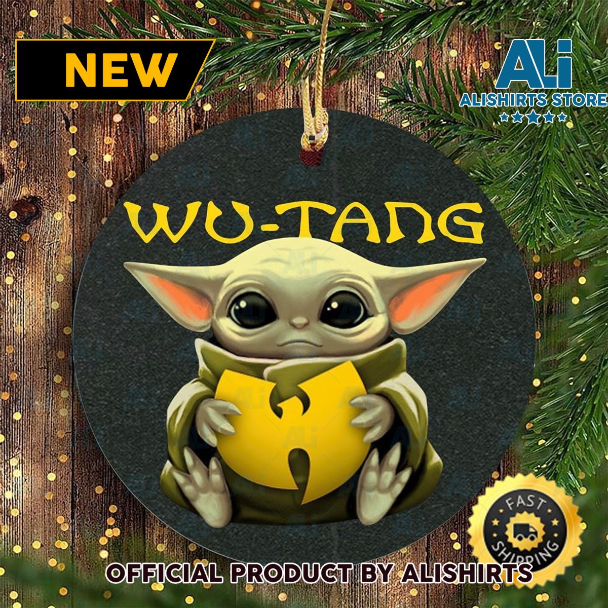Wu Tang Baby Yoda Cute Wu Tang Christmas Ornament