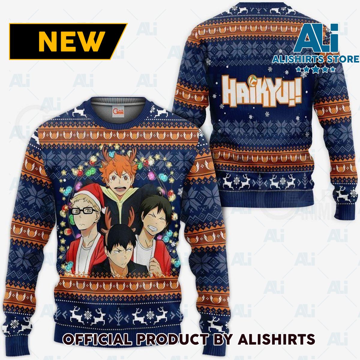 Haikyuu Ugly Christmas Sweater Haikyuu Anime