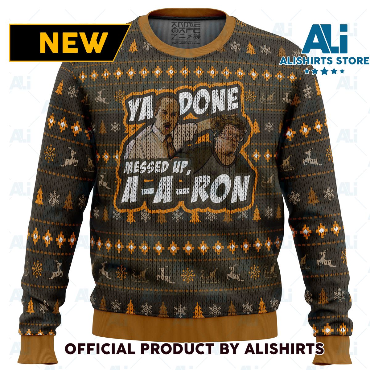 Ya Done Messed Up Aaron Key And Peele Ugly Christmas Sweater