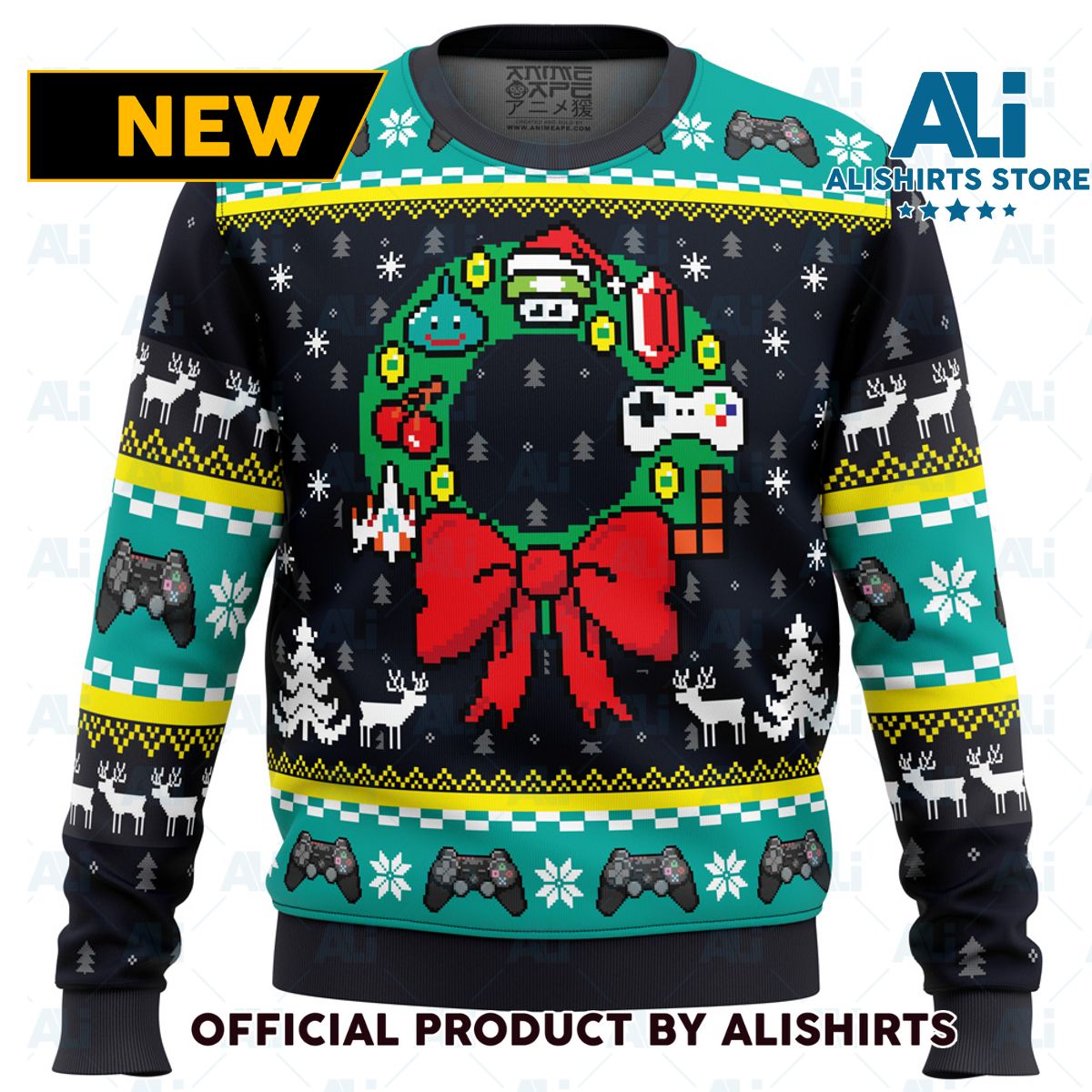 Game On Gamer Ugly Christmas Sweater