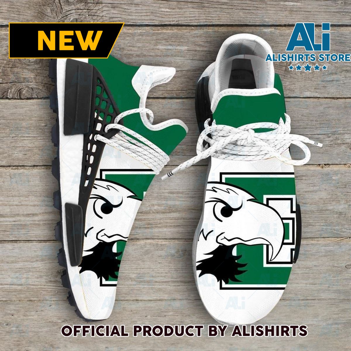 Eastern Michigan University NCAA Sport Teams Human Race Adidas NMD Sneakers