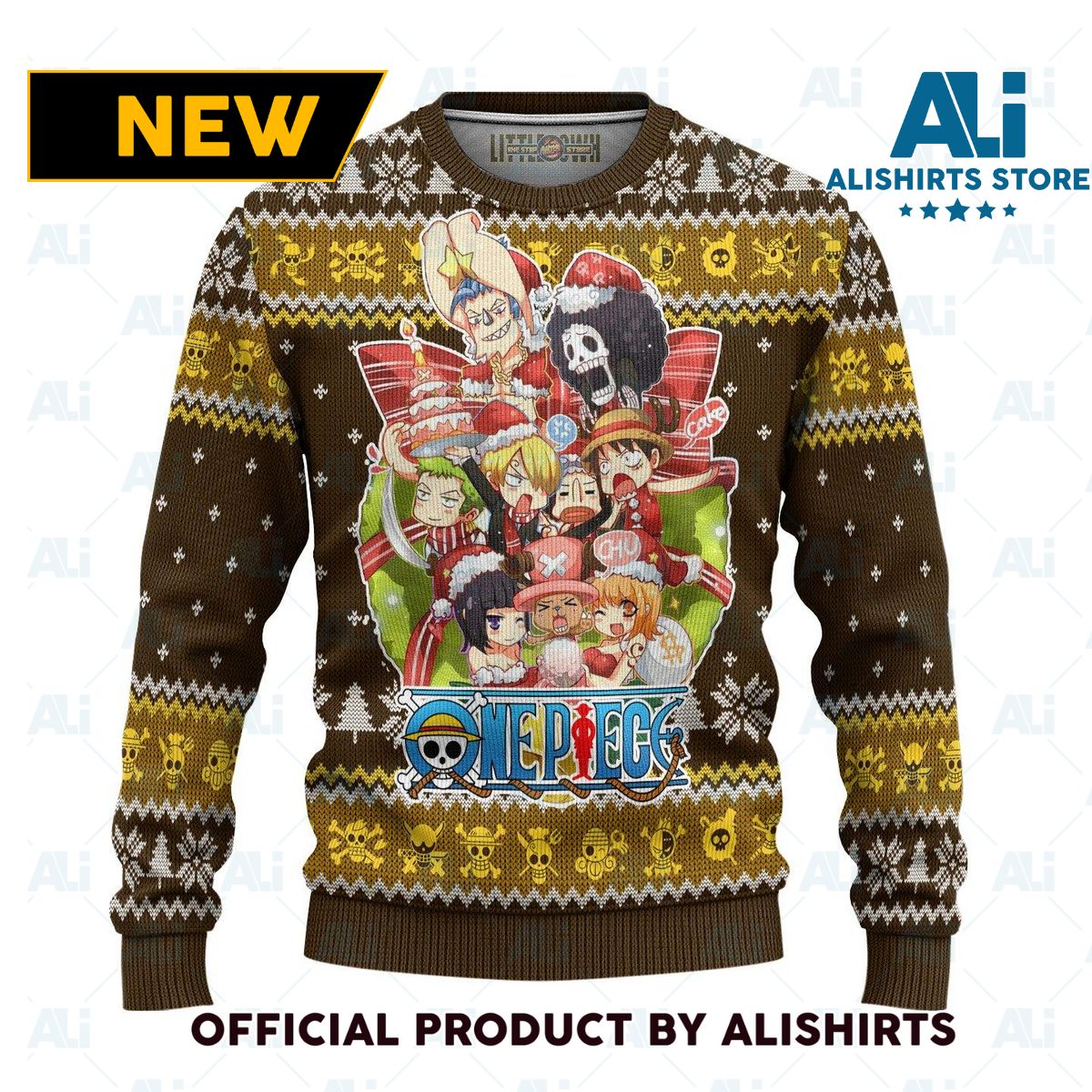 One Piece Anime Ugly Christmas Sweater