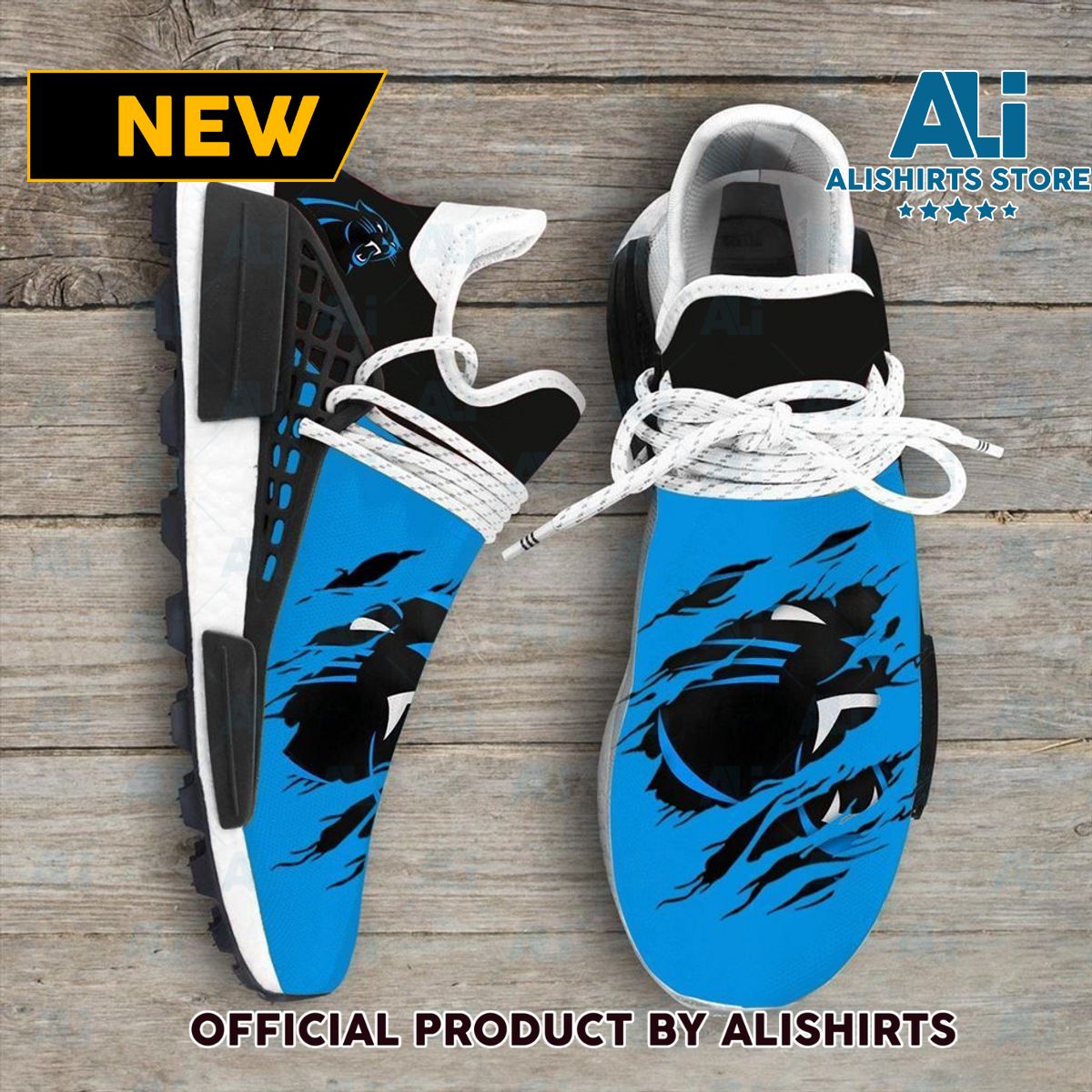 Carolina Panthers NFL Sport Teams NMD Human Race Adidas NMD Sneakers