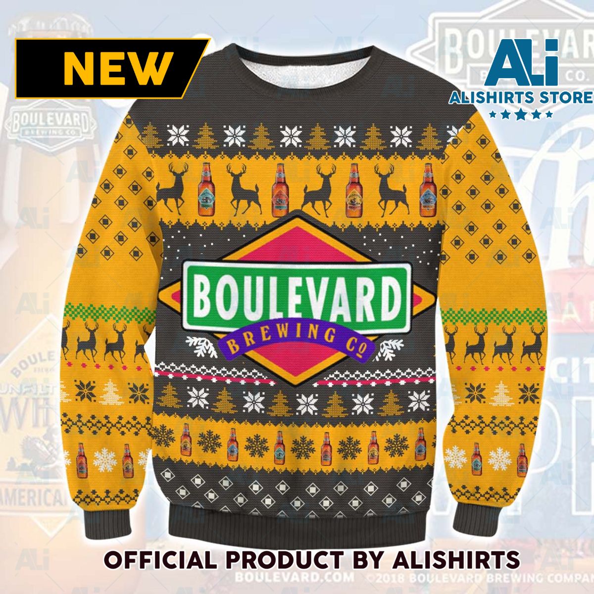 Boulevard Brewing Christmas Ugly Sweater