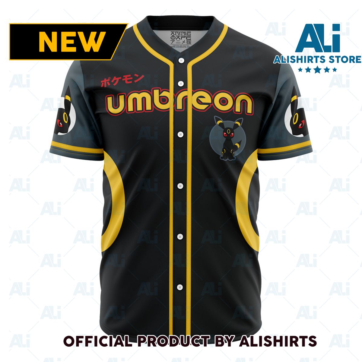 Umbreon Eeveelution Pokemon Baseball Jersey