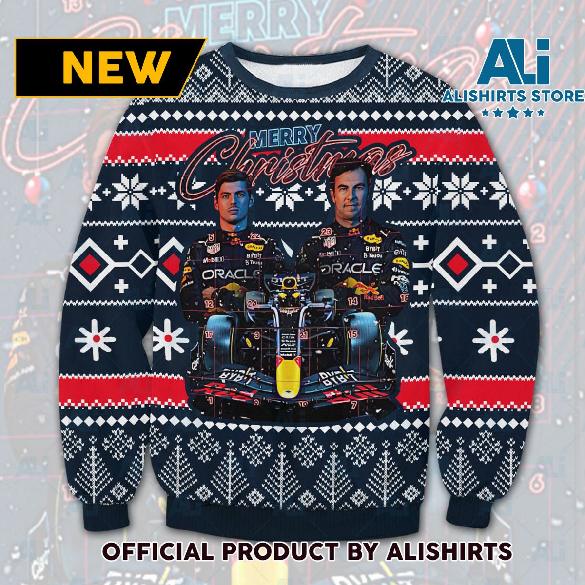 Red Bull Racing Ugly Christmas Sweater