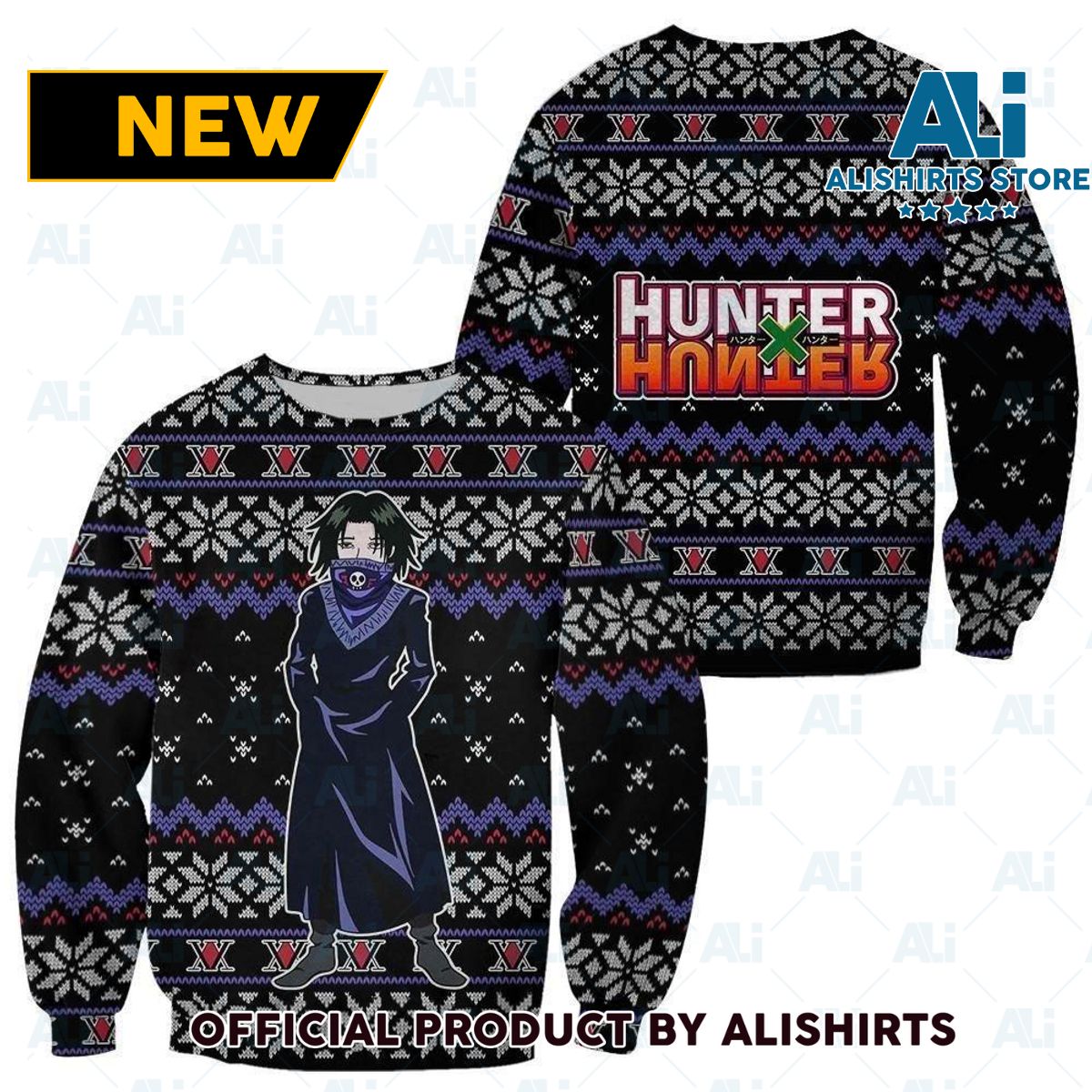 Feitan Ugly Christmas Sweater Hunter X Hunter Anime Clothes