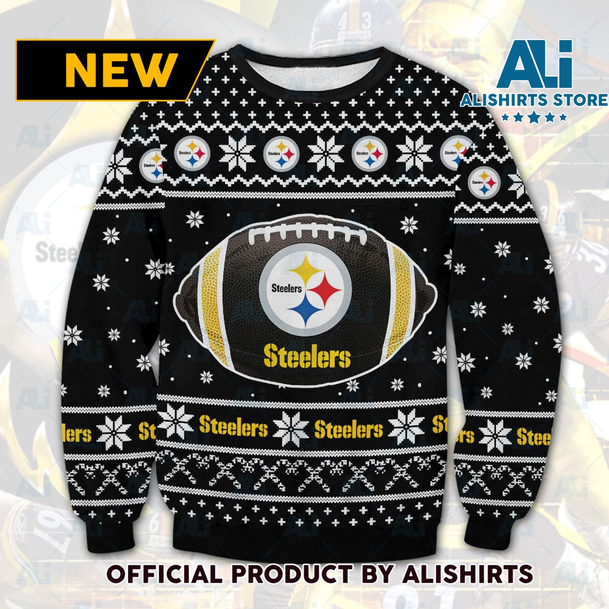 NFL Pittsburgh Steelers Christmas Ugly Sweater