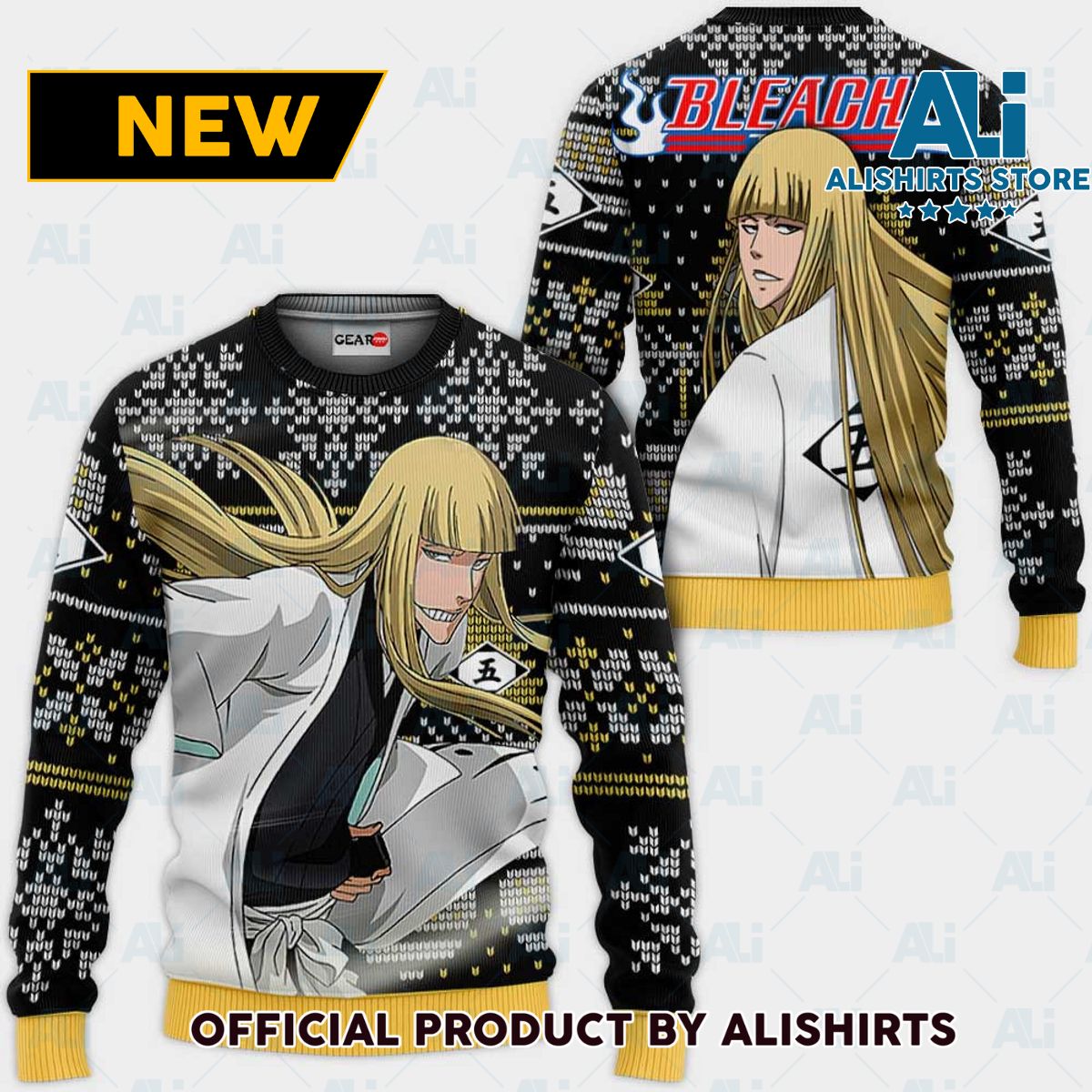 Shinji Hirako Ugly Christmas Sweater Custom Bl Anime