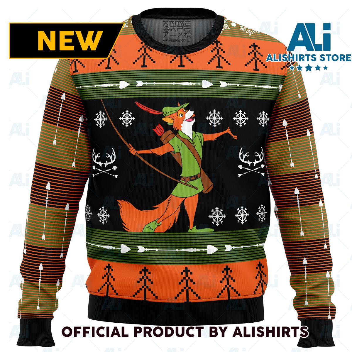 Robin Hood Ugly Christmas Sweater