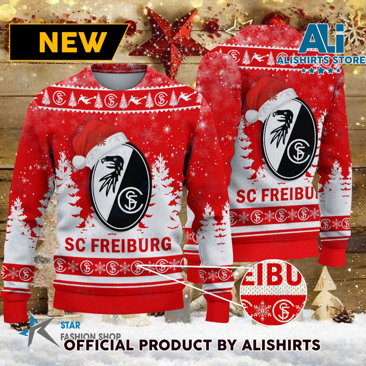 SC Freiburg II Bundesliga Football Christmas sweater jumper