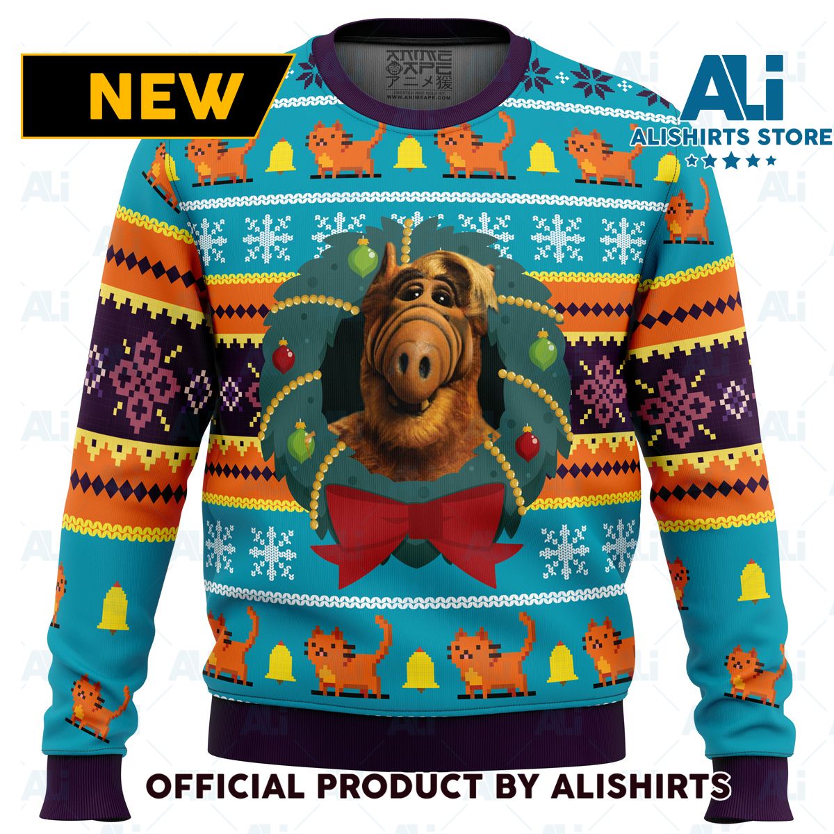 Alf Ugly Christmas Sweater