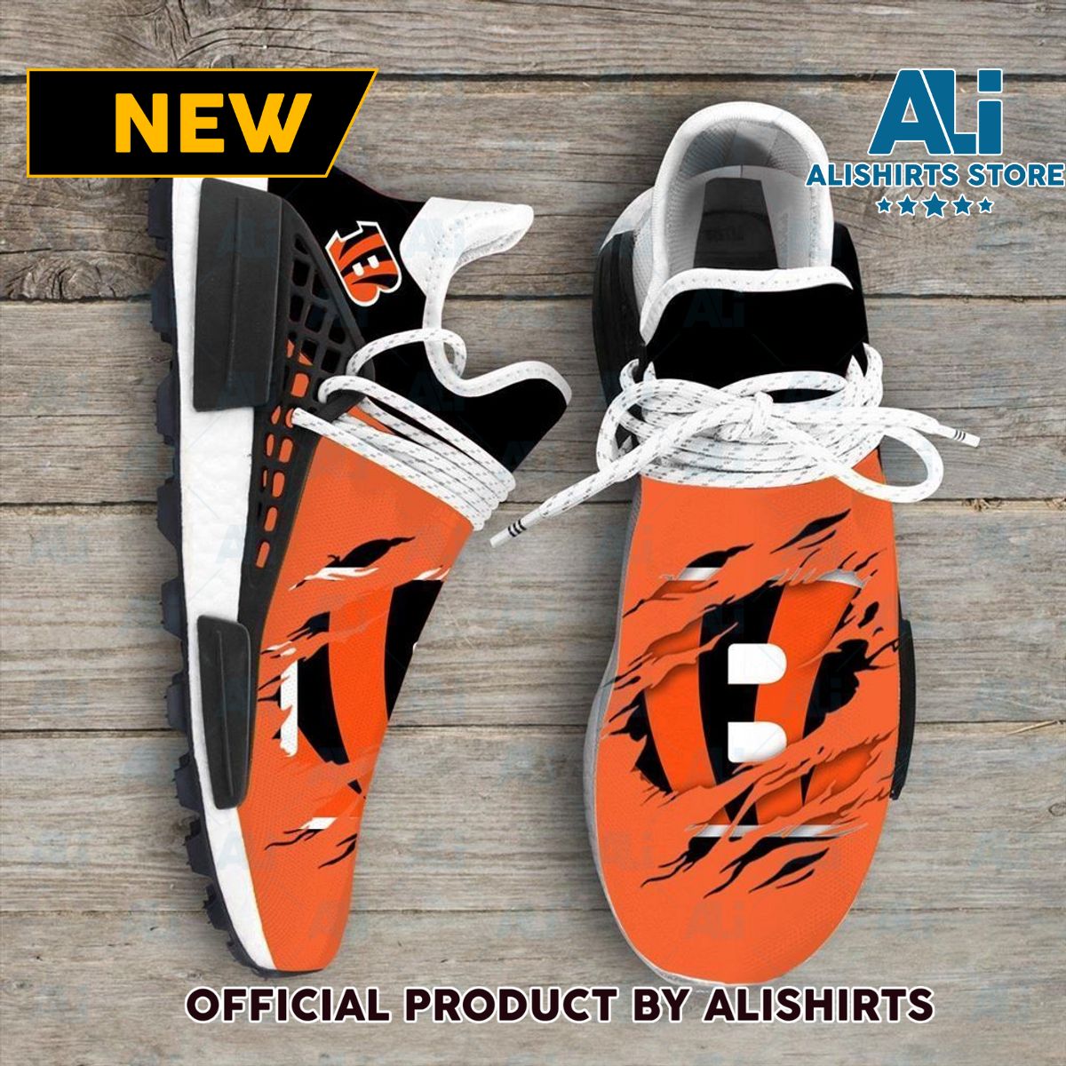 Cincinnati Bengals NFL Sport Teams NMD Human Race Adidas NMD Sneakers