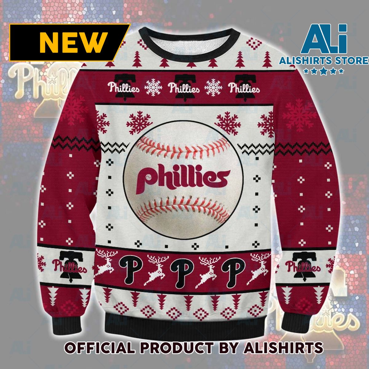 Philadelphia Phillies MLB Ugly Sweater