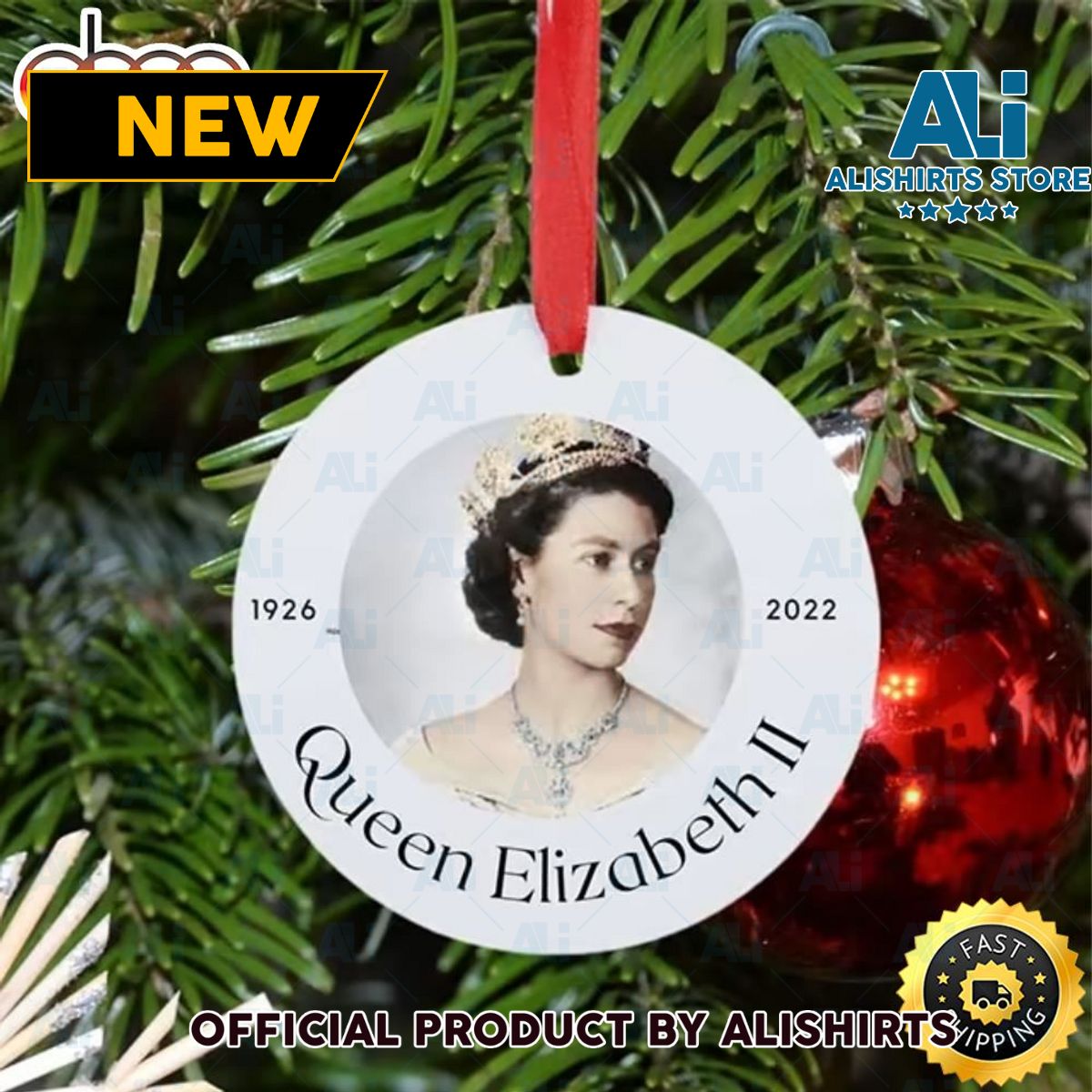 Queen Elizabeth Memorabilia Collectibles Queen Elizabeth II Christmas Ornament
