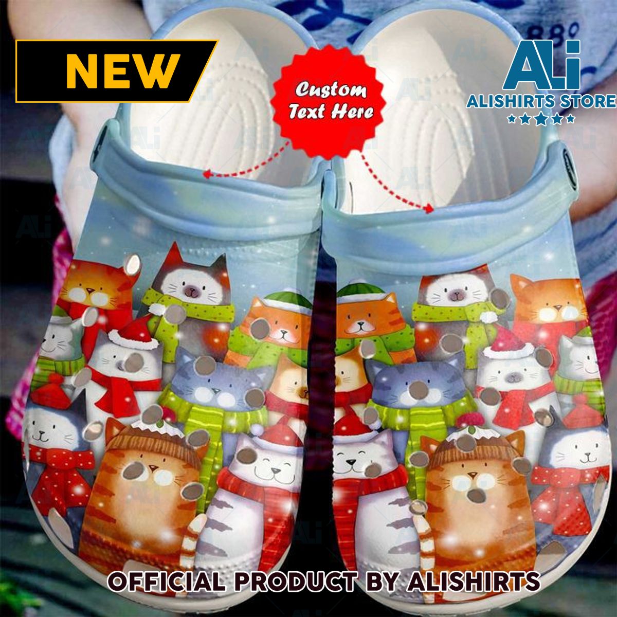 Cat Christmas Cats Crocs Crocband Clog Shoes Thanksgiving Christmas Gifts