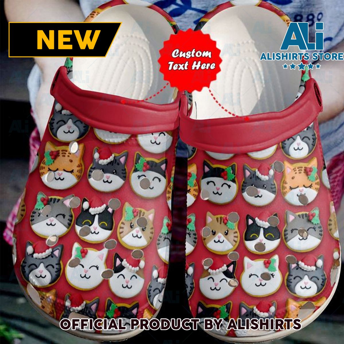 Cat Cute Christmas Gifts Crocs Crocband Clog Shoes