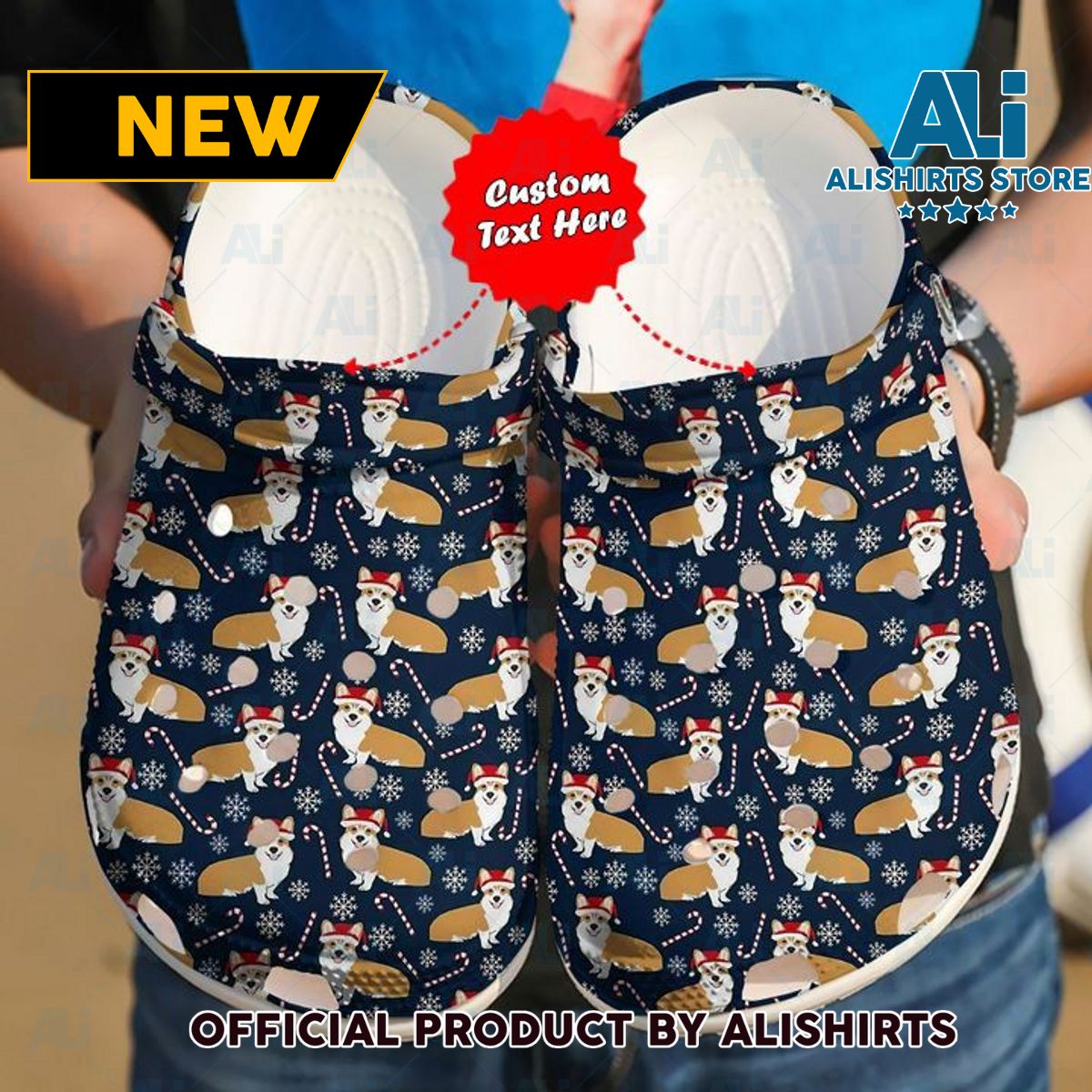 Corgi Personalized Crocs Crocband Clog Shoes Thanksgiving Christmas Gifts