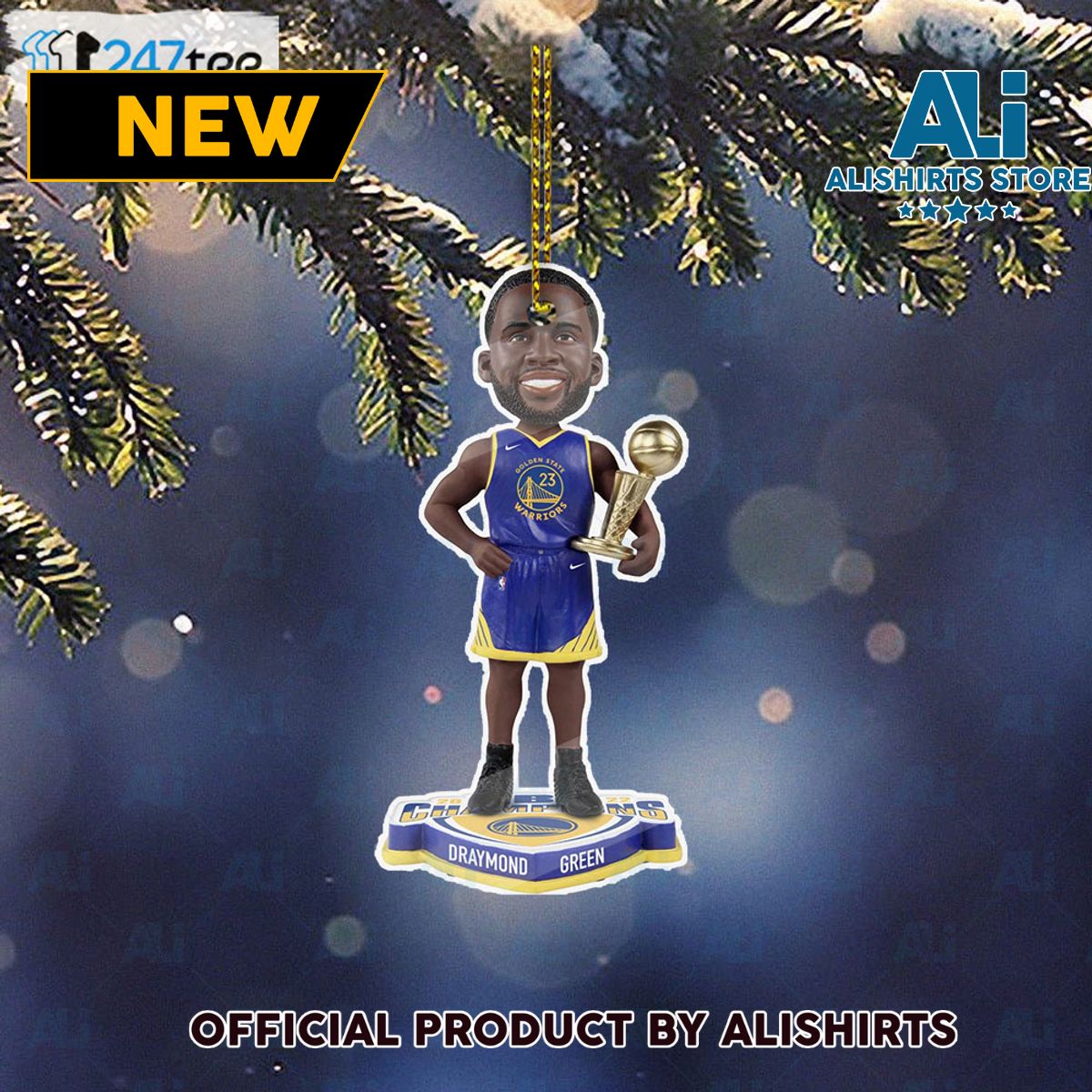 Draymond Green Golden State Warriors 2022 Nba Champions Ornament