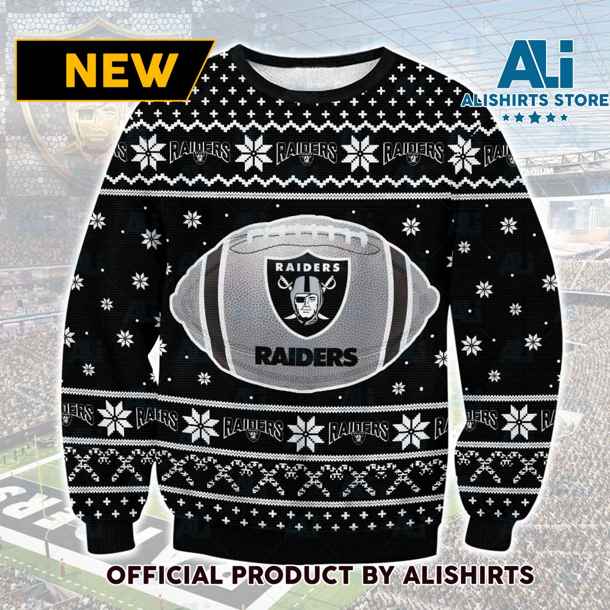 Las Vegas Raiders Ugly Christmas Sweater