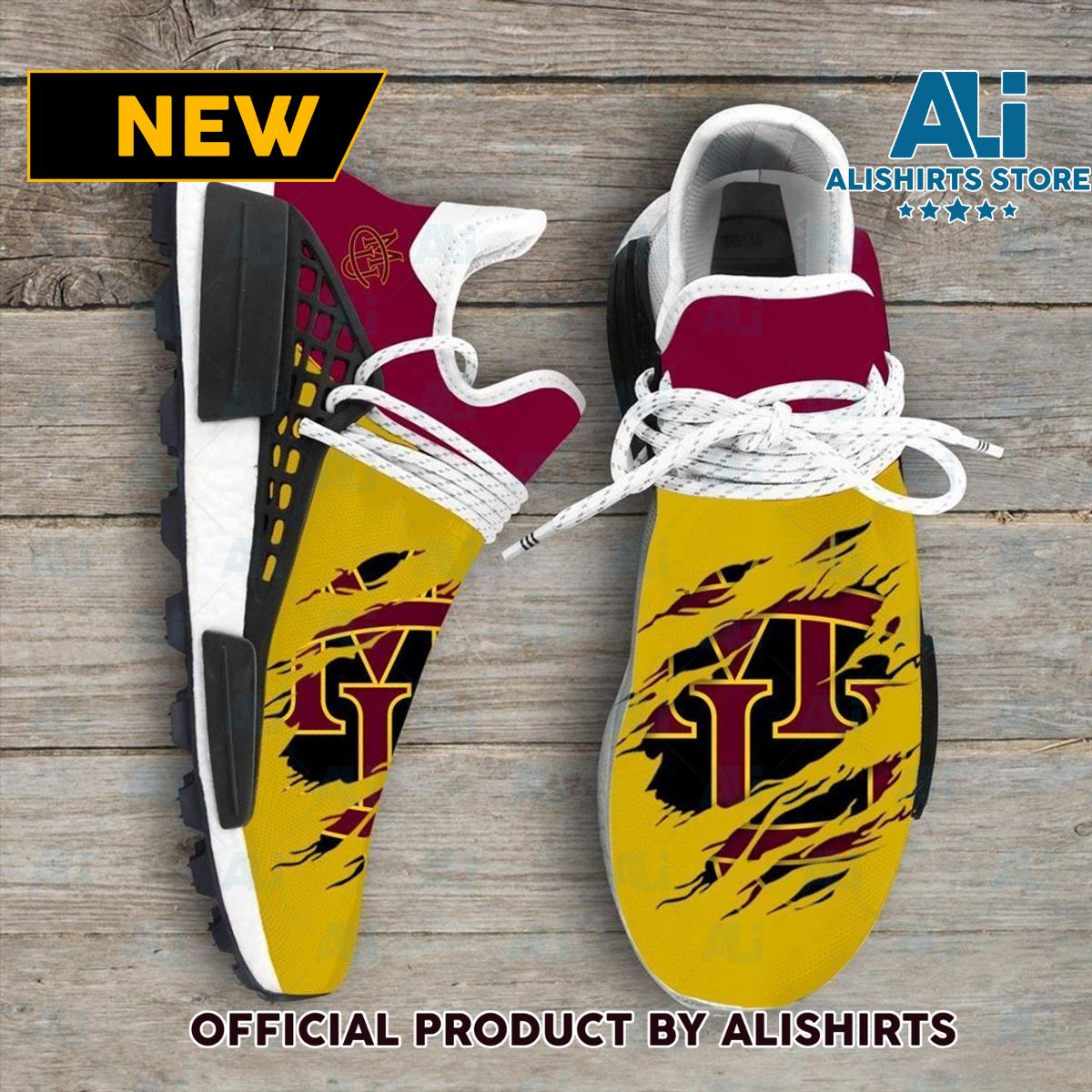 Colorado Mesa University Mavericks NCAA Sport Teams Human Race Adidas NMD Sneakers