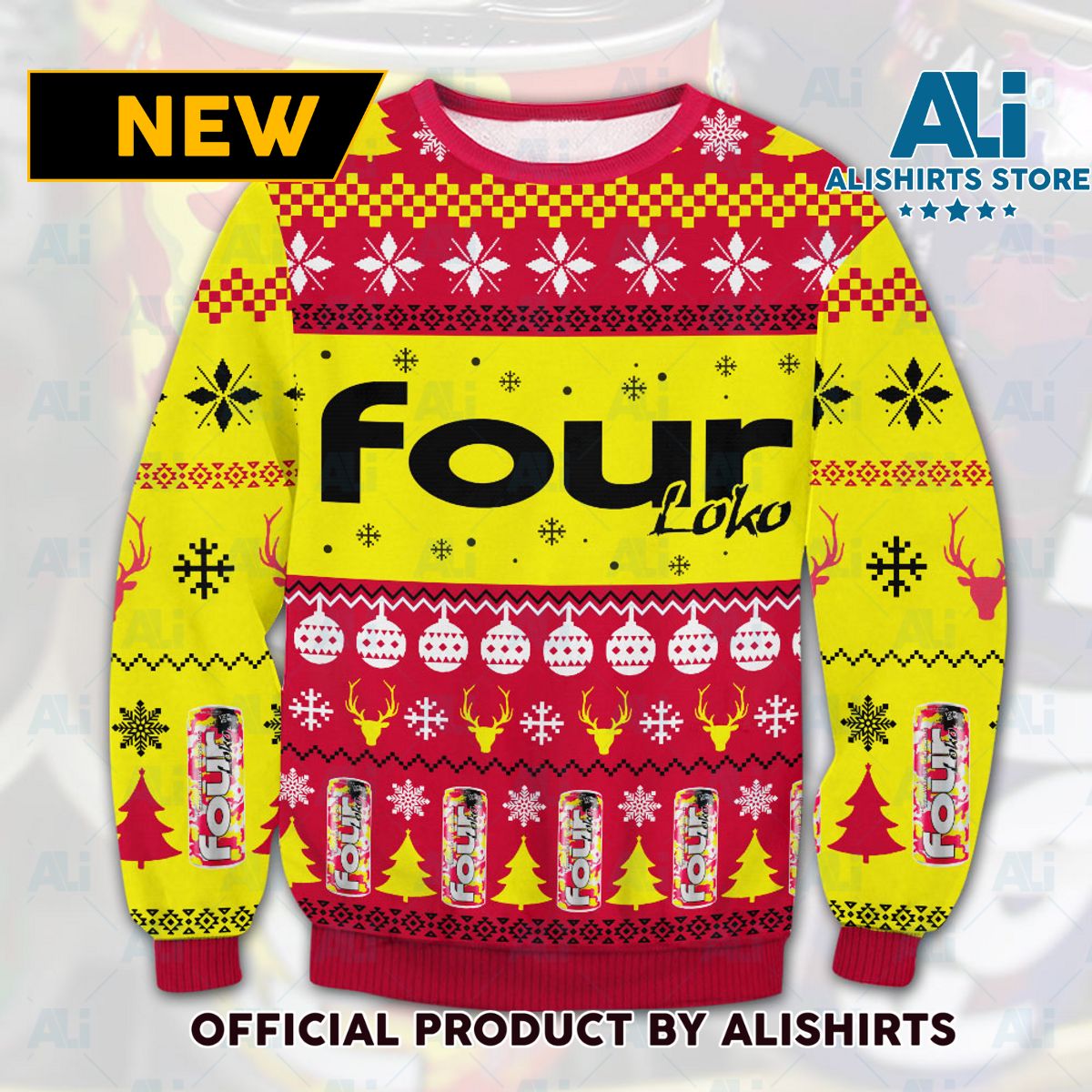 Four Loko Ugly Christmas Sweater