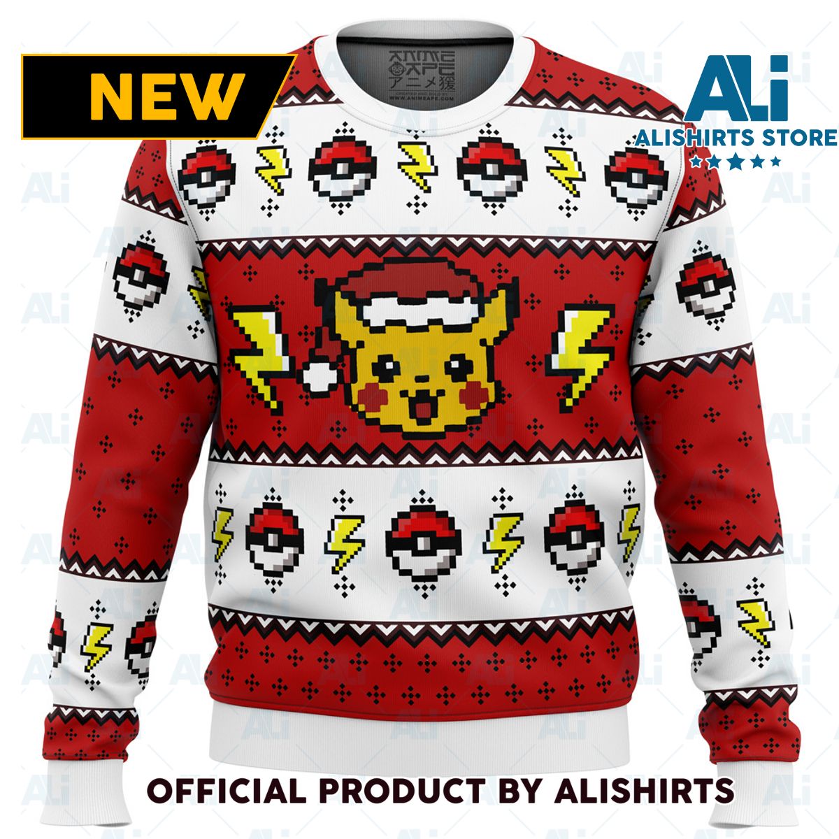 Pokemon Pikachu Ugly Christmas Sweater