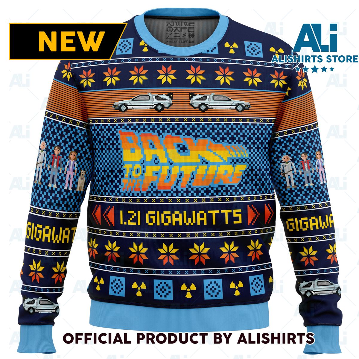 Back To The Future Ugly Christmas Sweater