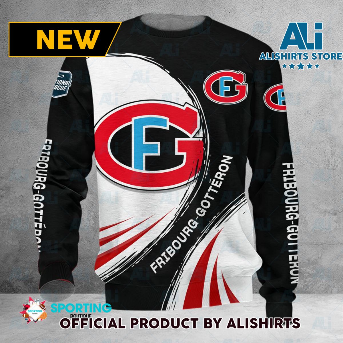 Fribourg-Gotteron Swiss League Hockey Sweater