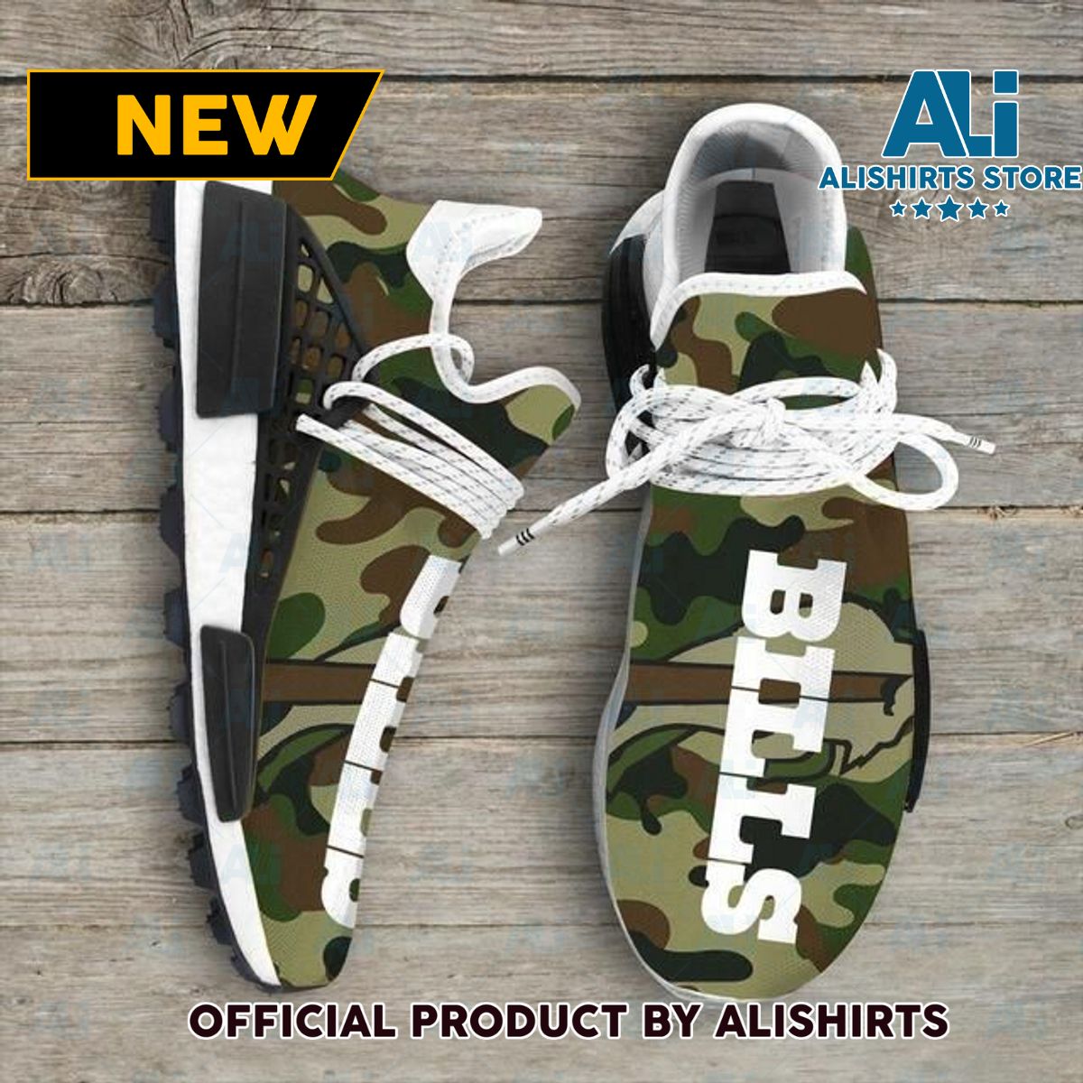 Camo Camouflage Buffalo Bill Nfl NMD Human Race shoes