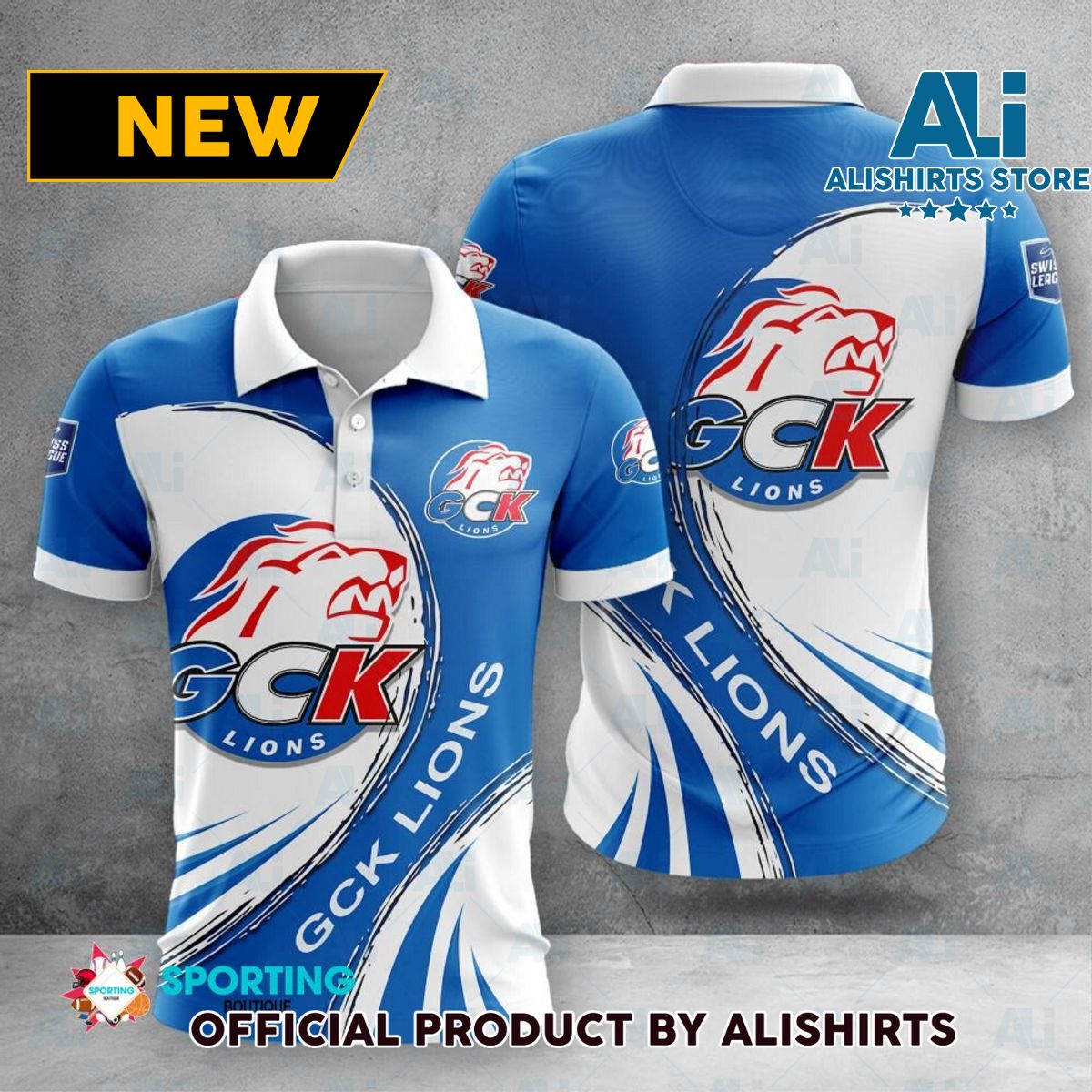 GCK Lions Swiss League Hockey Polo