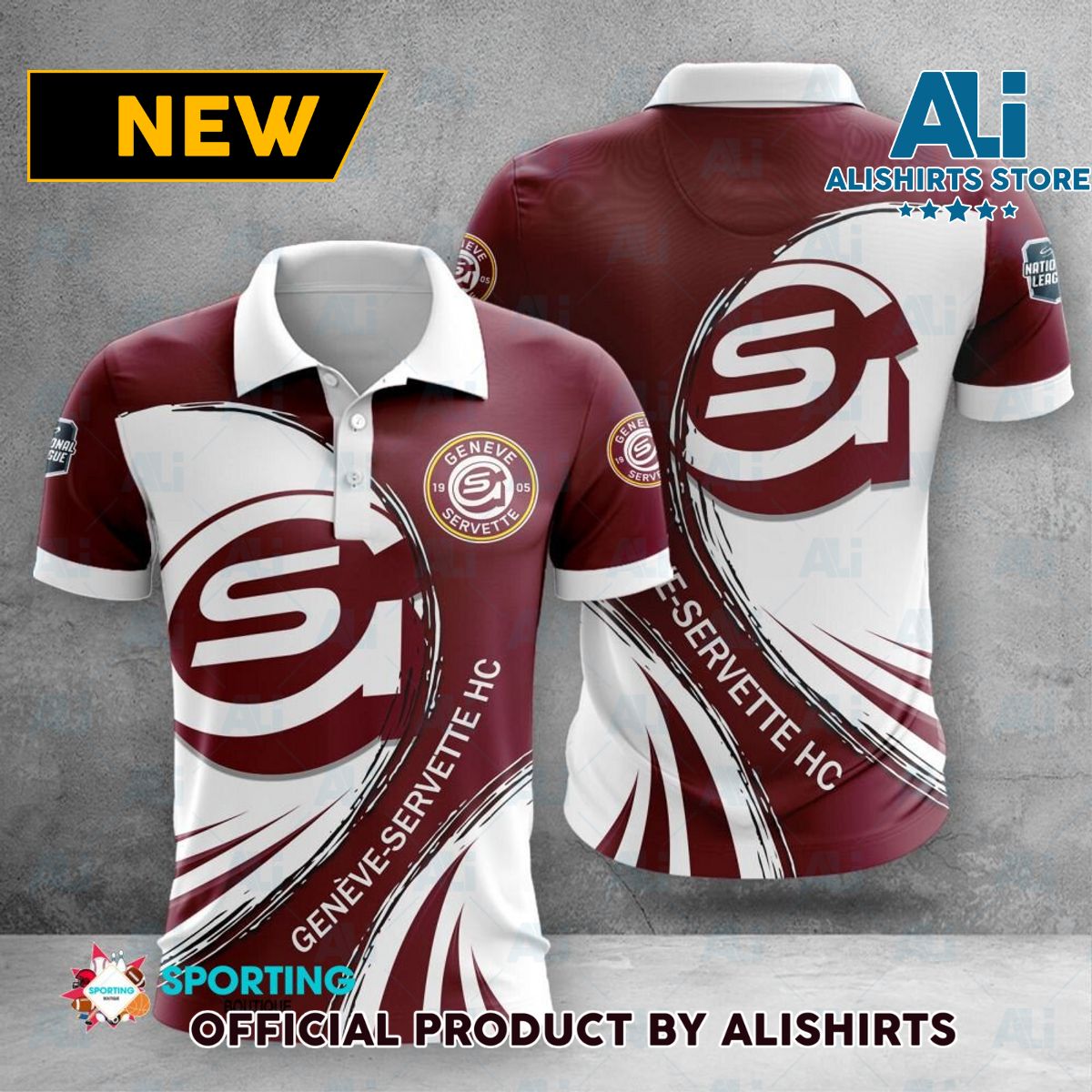 Geneve-Servette HC Swiss League Hockey Polo