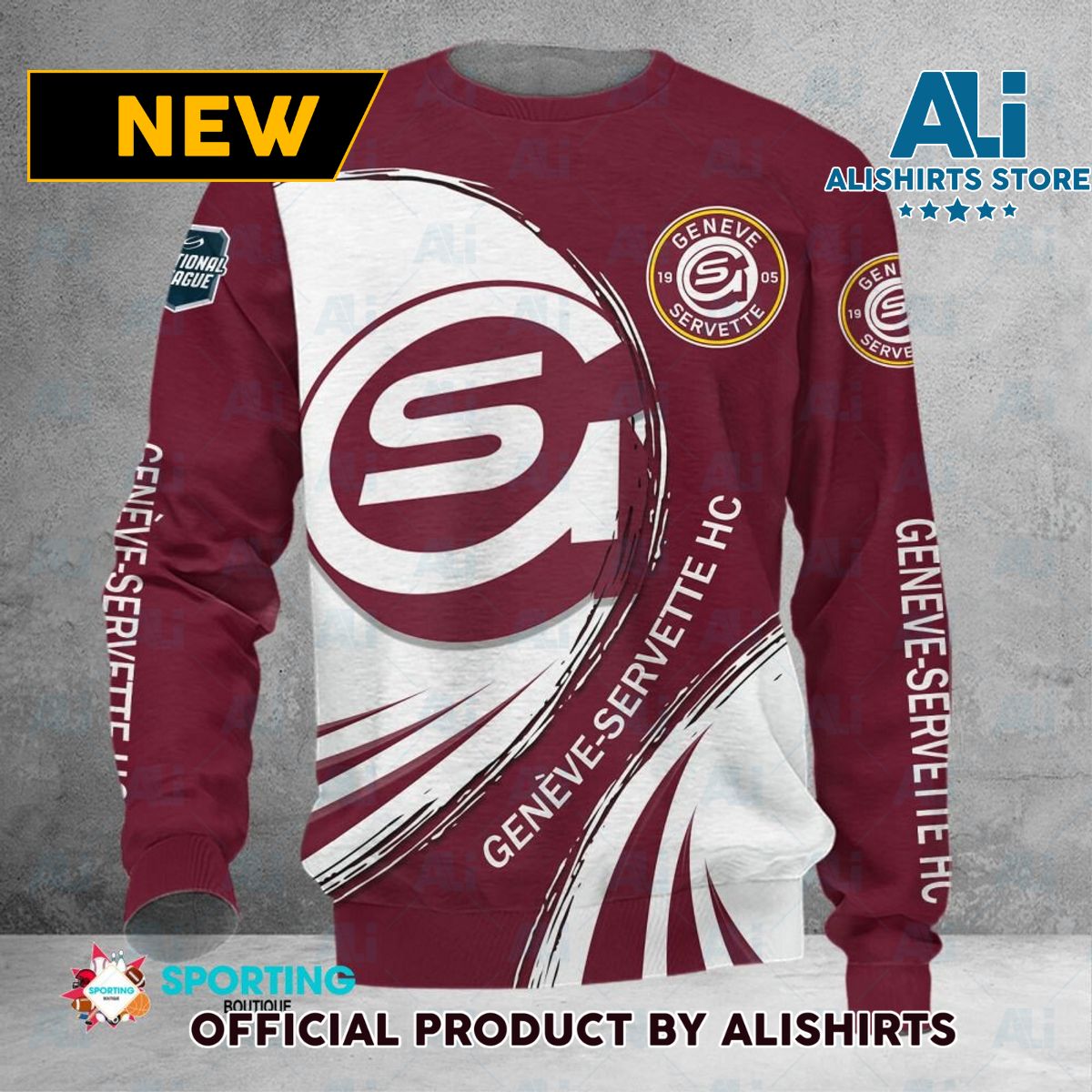 Geneve-Servette HC Swiss League Hockey Sweater