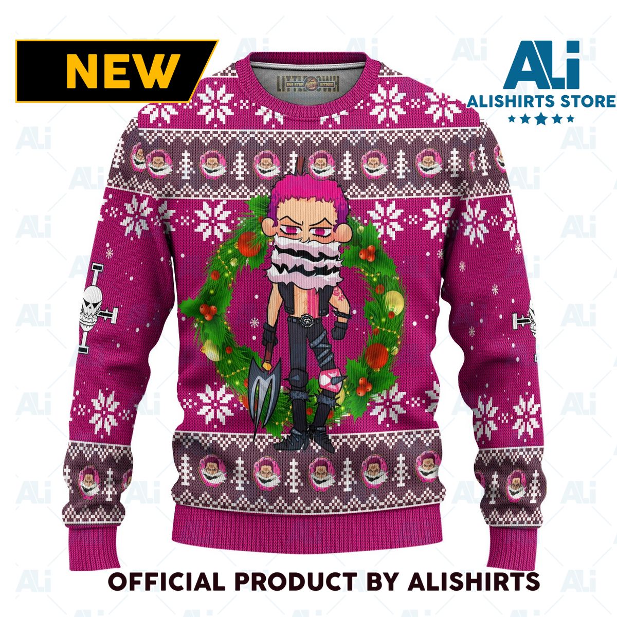 Charlotte Katakuri One Piece Anime Ugly Christmas Sweater