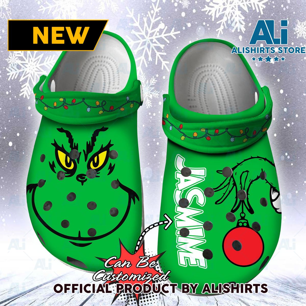 Grinch Christmas Crocs Crocband Clog Shoes Thanksgiving Christmas Gifts