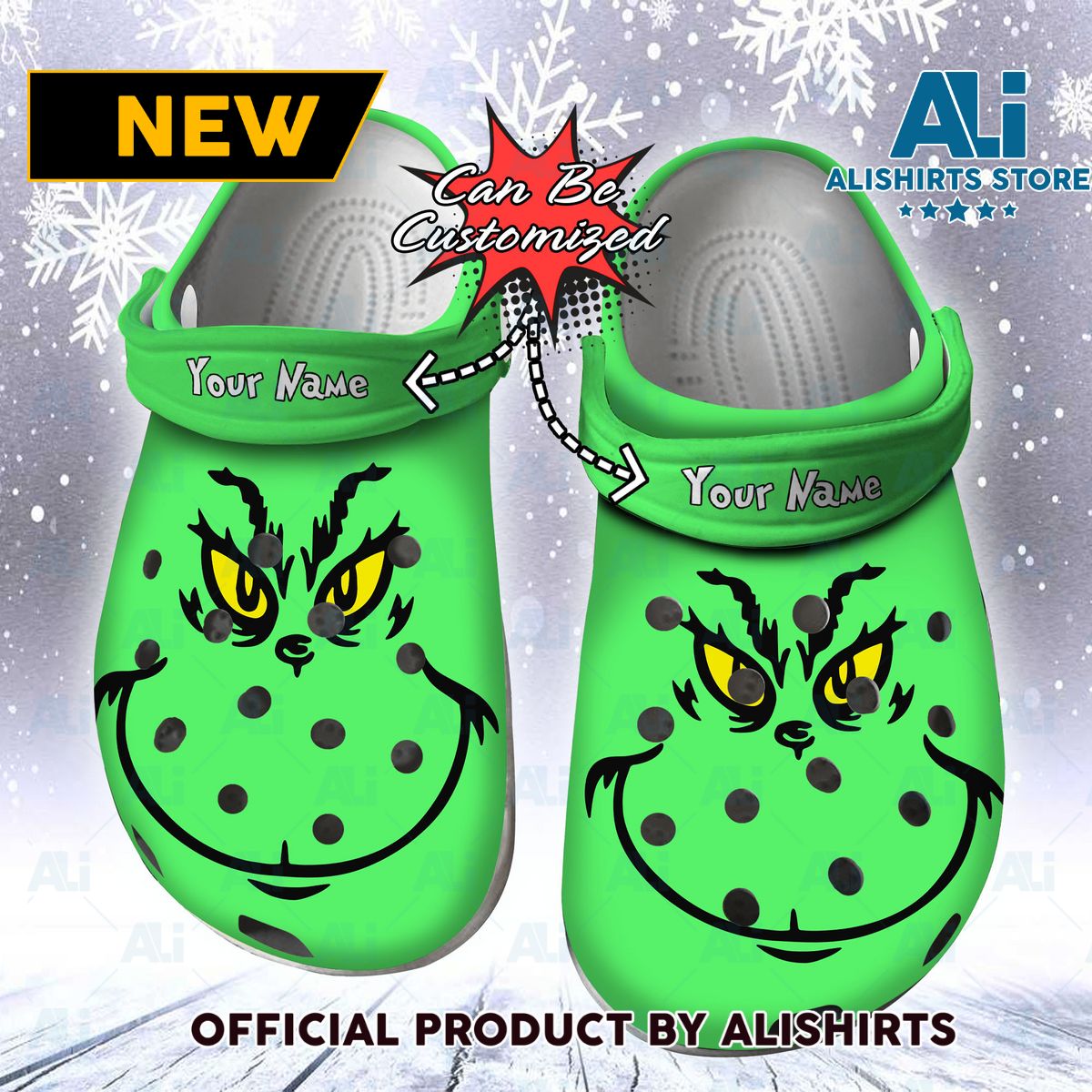 Grinch Face Crocband Crocs Crocband Clog