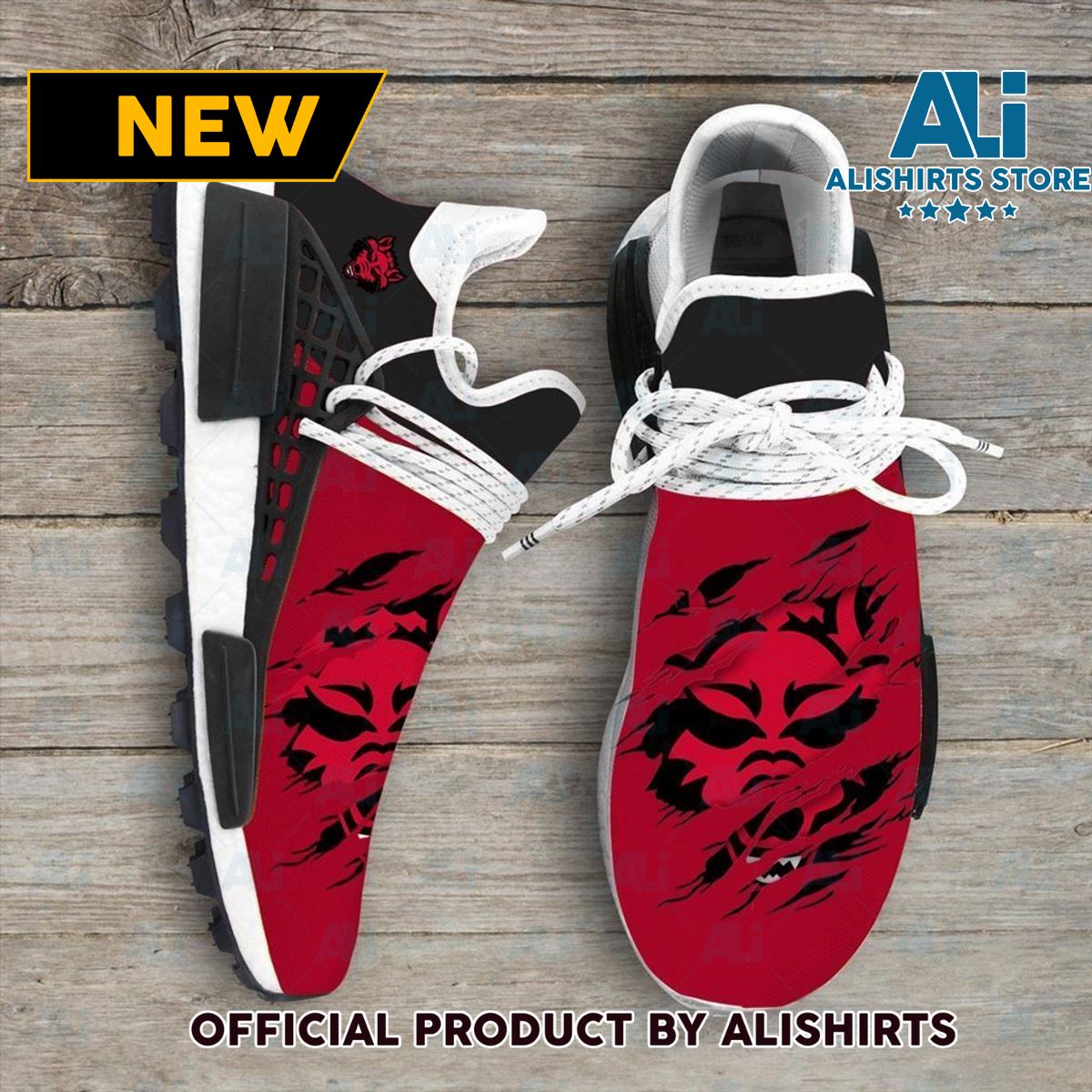 Arkansas State Red Wolves NCAA Sport Teams Human Race Adidas NMD Sneakers