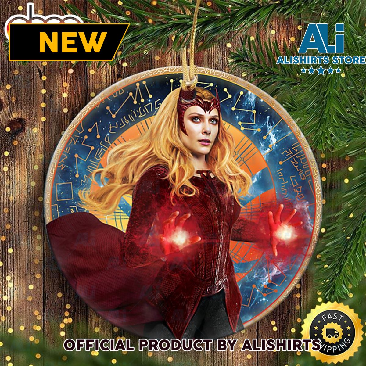 Marvel Doctor Strange In The Multiverse Of Madness Wanda Marvel Christmas Ornaments