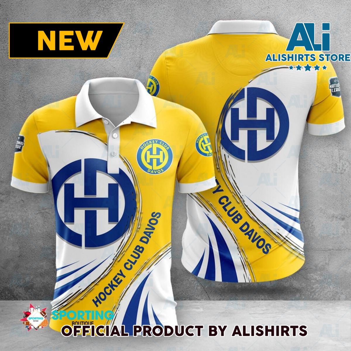 HC Davos Swiss League Hockey Polo